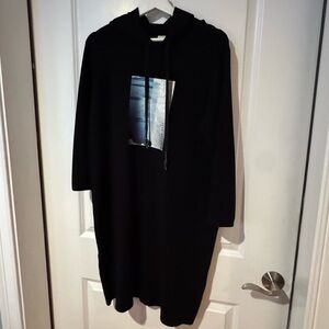 Elegant Black Long Sleeve Dress